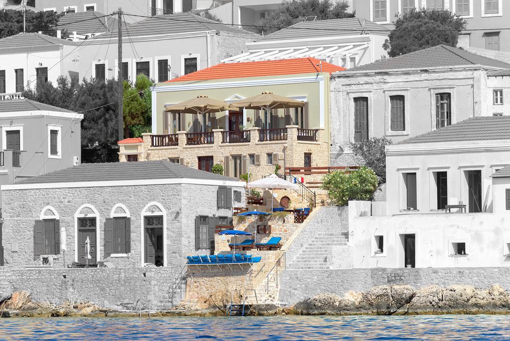 Admiral'S House Villa Chalki Town Bagian luar foto